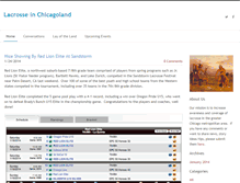 Tablet Screenshot of laxchicagoland.com
